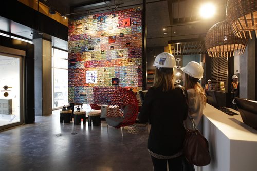 Lobby view of  the new Alt Hotel that will be opening later this month.   See Martin Cash story.  April 9, 2015 Ruth Bonneville / Winnipeg Free Press.