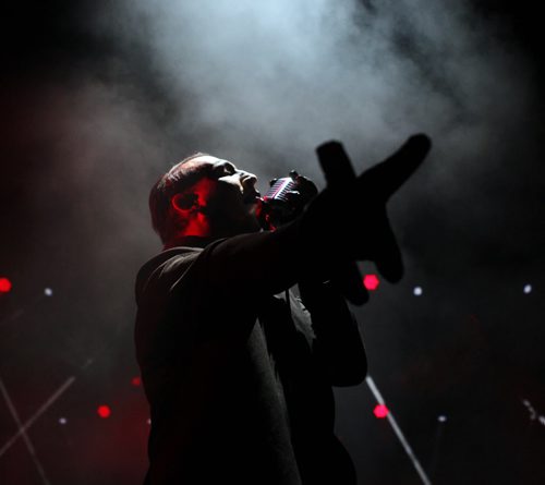 ENT - Marilyn Manson rocks it at the MTS Centre in Winnipeg, Canada. BORIS MINKEVICH/WINNIPEG FREE PRESS APRIL 9, 2015