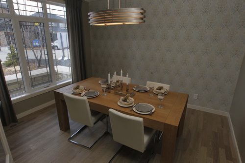 NEW HOMES  - 136 Lake Bend Road. Front dining room. BORIS MINKEVICH/WINNIPEG FREE PRESS APRIL 13, 2015