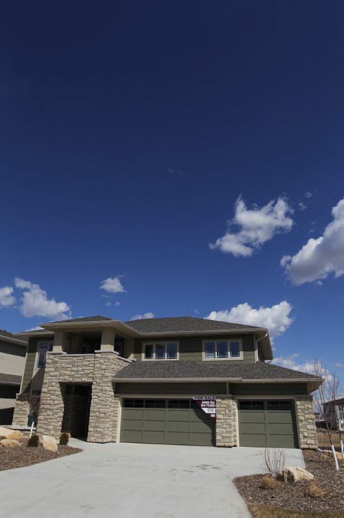 NEW HOMES  - 136 Lake Bend Road. BORIS MINKEVICH/WINNIPEG FREE PRESS APRIL 13, 2015