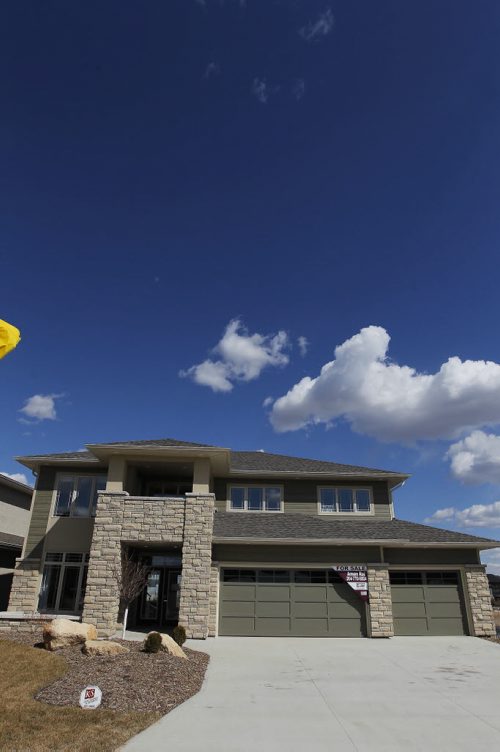 NEW HOMES  - 136 Lake Bend Road. BORIS MINKEVICH/WINNIPEG FREE PRESS APRIL 13, 2015