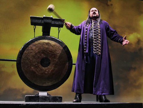 A scene from Manitoba Opera's production of Turandot, the Puccini opera which opens Saturday April 18th. Raul Melo as Prince Calaf.  150414 April 14, 2015 Mike Deal / Winnipeg Free Press