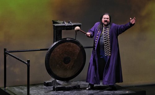 A scene from Manitoba Opera's production of Turandot, the Puccini opera which opens Saturday April 18th. Raul Melo as Prince Calaf.  150414 April 14, 2015 Mike Deal / Winnipeg Free Press