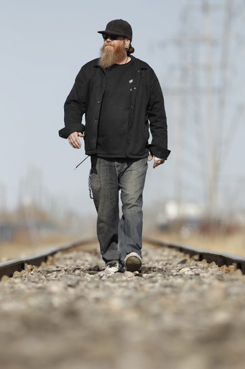 April 14, 2015 - 150414  -  Darren Fox, former inmate, talks about solitary in federal prisons Tuesday, April 14, 2015. John Woods / Winnipeg Free Press