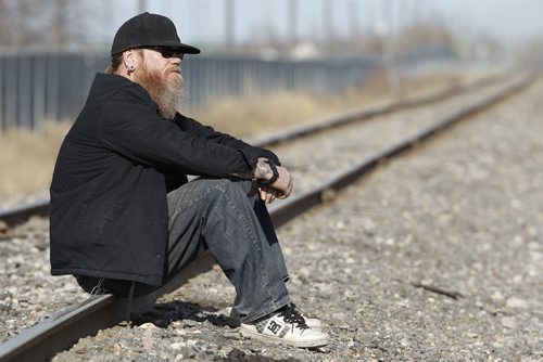 April 14, 2015 - 150414  -  Darren Fox, former inmate, talks about solitary in federal prisons Tuesday, April 14, 2015. John Woods / Winnipeg Free Press