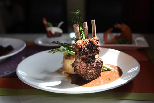 Restaurant Review - Cafe Dario.  Rack of Lamb.     Ruth Bonneville / Winnipeg Free Press April 15, 2015