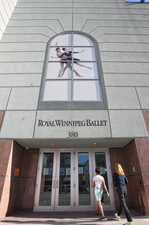The Royal Winnipeg Ballet building at Edmonton Street and Graham Ave.  150416 April 16, 2015 Mike Deal / Winnipeg Free Press