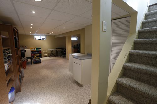 Homes. 35 Ladywood Drive in Silver Heights and the realtor is Jeff Stern. The finished basement. Todd Lewys story Wayne Glowacki/Winnipeg Free Press April 21 2015