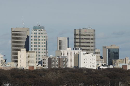 April 21, 2015 - 150421  -  Winnipeg city scape photographed Tuesday, April 21, 2015. John Woods / Winnipeg Free Press   skyline