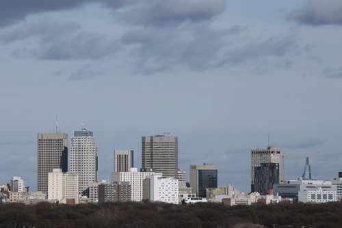 April 21, 2015 - 150421  -  Winnipeg city scape photographed Tuesday, April 21, 2015. John Woods / Winnipeg Free Press   skyline