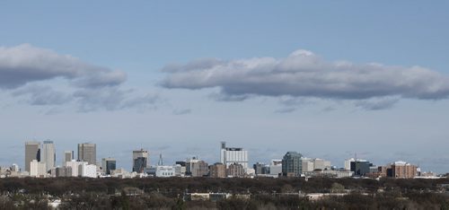 April 21, 2015 - 150421  -  Winnipeg city scape photographed Tuesday, April 21, 2015. John Woods / Winnipeg Free Press   skyline