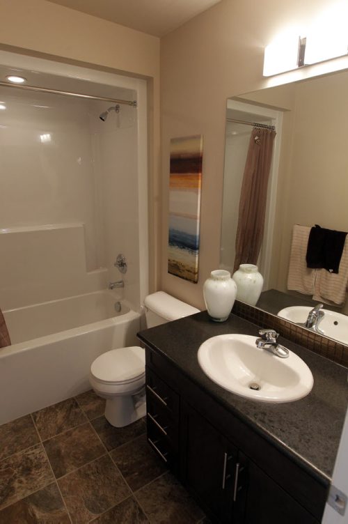 11 Wainwright Crescent in River Park South. Ventura Custom Homes. 2nd floor bathroom. BORIS MINKEVICH/WINNIPEG FREE PRESS APRIL 27, 2015