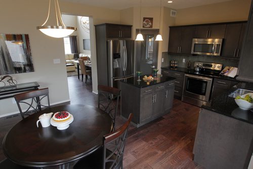 11 Wainwright Crescent in River Park South. Ventura Custom Homes.  Back kitchenBORIS MINKEVICH/WINNIPEG FREE PRESS APRIL 27, 2015