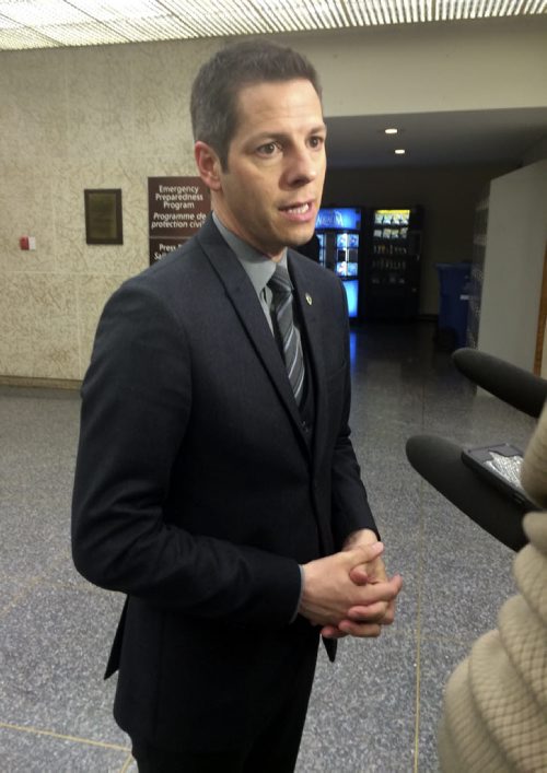Mayor Brian Bowman said today he had a 'positive and productive' meeting with Chipman and CentreVenture chair Curt Vossen and is now looking at how they can move forward. April 28, 2015 (KRISTIN ANNABLE / WINNIPEG FREE PRESS)