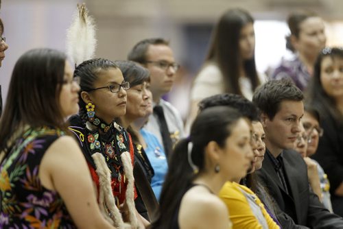 The 26th Annual Traditional Graduation Pow Wow for Indigenous Students at the University of Manitoba, Saturday, May 2, 2015. (TREVOR HAGAN/WINNIPEG FREE PRESS)