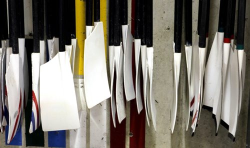 49.8 BORDERS - The Winnipeg Rowing Club. Oars. BORIS MINKEVICH/WINNIPEG FREE PRESS May 5, 2015