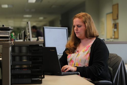 Erin Lebar has recently switched from working the night web shift to the entertainment department as part of the launch of the pay-per-view digital strategy. May 07, 2015 Ruth Bonneville / Winnipeg Free Press