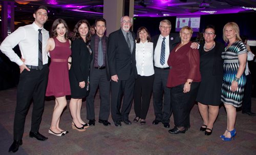 The Winnipeg Wine Festival gala dinner was held at the RBC Convention Centre on April 30, 2015. The event supports Special Olympics throughout Manitoba. Investors Group table: Steven Truant (from left), Leigh Truant, Liz Truant, Tim Truant, Dennis Tomlinson, Carol Tomlinson, Ken Hill, Shirley Hill, Janice MacDonald and Amanda Halayko. JOHN JOHNSTON / WINNIPEG FREE PRESS