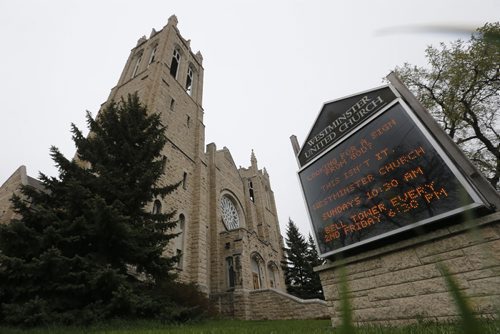 May 10, 2015 - 150510  -  Westminster United Church is photographed Saturday, May 10, 2015.  John Woods / Winnipeg Free Press