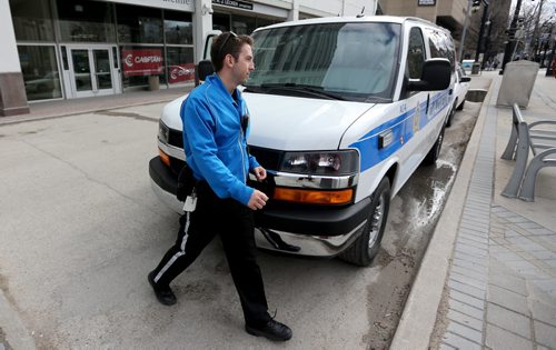 Police Cadet Adam Krasnesky, for Katie May story, Friday, May 8, 2015. (TREVOR HAGAN/WINNIPEG FREE PRESS)