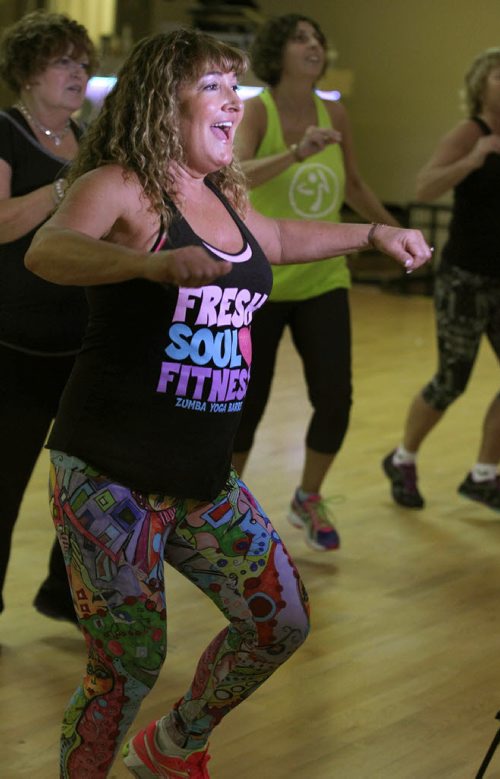 Training Basket;  Sharon Delbridge, a zumba, yoga and barre instructor here in Winnipeg. She owns Fresh Soul Fitness and takes a contingent of people each year for a weeklong fitness getaway in Mexico.  May 12, 2015 Ruth Bonneville / Winnipeg Free Press
