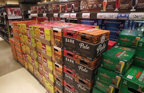 Beer for sale at MLCC Liquor Mart at 469 River Avenue-See Kristin Annable- May14, 2015   (JOE BRYKSA / WINNIPEG FREE PRESS)