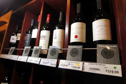 De Luca's Fine Wines. American wines are rising up in price. BORIS MINKEVICH/WINNIPEG FREE PRESS May 14, 2015