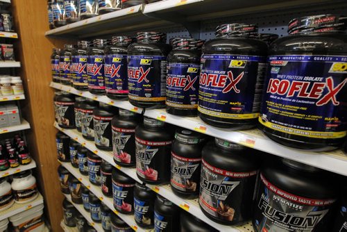 Muscle supplement special for 49.8. Charting the wild west territory for muscle supplement regulations in Canada. Muscles by Meyers is one of the good guys... Some of the products sold at Muscles by Meyers at 483 William Ave. BORIS MINKEVICH/WINNIPEG FREE PRESS May 20, 2015