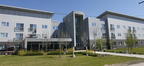The Barker Building at Southport (near Portage la Prairie) has 52 residential suites.    Martin Cash story. Wayne Glowacki / Winnipeg Free Press May 20 2015