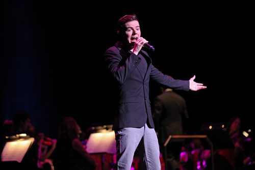 American Idol Finalist Von Smith performs on stage with the WSO  during the - ballroom with a twist concert Friday night at the Centennial Concert Hall.   May 22, 2015 Ruth Bonneville / Winnipeg Free Press