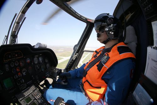 STARS air ambulance Pilot Jason Graveline, Saturday, May 23, 2015. (TREVOR HAGAN/WINNIPEG FREE PRESS)