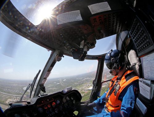 STARS air ambulance Pilot Jason Graveline, Saturday, May 23, 2015. (TREVOR HAGAN/WINNIPEG FREE PRESS)