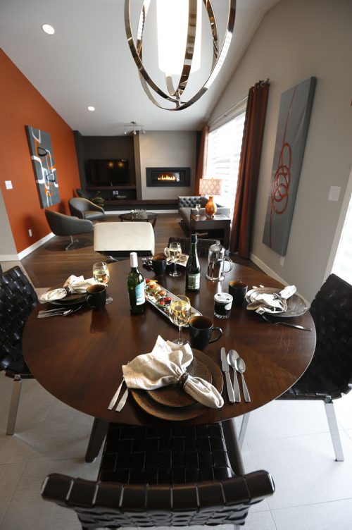 Homes.    228 Stan Bailie Drive in South Pointe.  Dining area on open main floor. The realtor is Hilton Homes' Spencer Curtis. Todd Lewys story  Wayne Glowacki / Winnipeg Free Press June 1 2015