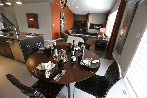 Homes.    228 Stan Bailie Drive in South Pointe.  Eating area on open main floor. The realtor is Hilton Homes' Spencer Curtis. Todd Lewys story  Wayne Glowacki / Winnipeg Free Press June 1 2015