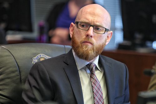 Braden Smith, Winnipeg's chief city planner during a property and development committee meeting at City Hall Tuesday morning. 150602 June 2, 2015 Mike Deal / Winnipeg Free Press
