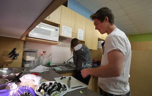 2017 Project:    GlenLawn Collegiate students (formerly Windsor School students) taking part in the 2017 project finish up their 2nd year in high school this year with many new challenges and changes.  Jesse has some fun cooking and cleaning in his cooking class. See Doug Speirs story.   June 04, 2015 Ruth Bonneville / Winnipeg Free Press