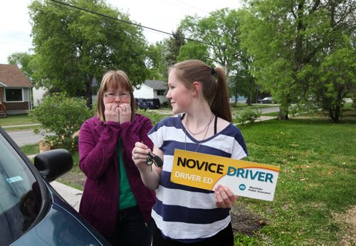 2017 Project:    GlenLawn Collegiate students (formerly Windsor School students) taking part in the 2017 project finish up their 2nd year in high school this year with many new challenges and changes.  Sarah recently got her beginners drivers license and goes out driving with her mom Kerri.  See Doug Speirs story.   June 04, 2015 Ruth Bonneville / Winnipeg Free Press