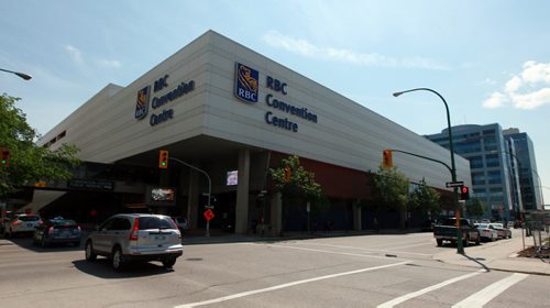 RBC Convention Center seen from St Mary ave and Carleton Wednesday. June 10, 2015 - (Phil Hossack / Winnipeg Free Press)