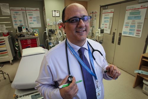 Dr. Ayman Soliman is one of 19 graduates of the University of Manitoba's International Medical Graduate Program and as part of the program he has agreed to spend the next four years working at the Lakeshore General Hospital in Ashern, MB. 150610 - Thursday, June 11, 2015 -  MIKE DEAL / WINNIPEG FREE PRESS