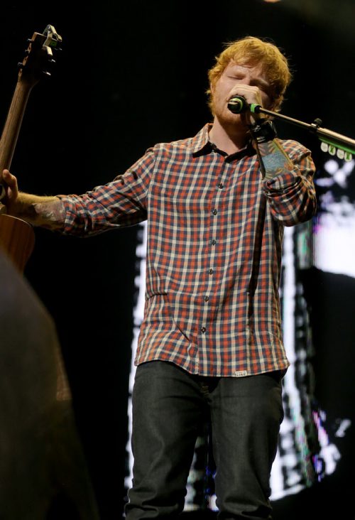 Ed Sheeran performs at MTS Centre, Friday, June 12, 2015. (TREVOR HAGAN/WINNIPEG FREE PRESS)