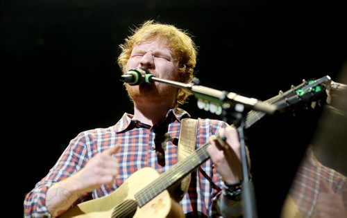 Ed Sheeran performs at MTS Centre, Friday, June 12, 2015. (TREVOR HAGAN/WINNIPEG FREE PRESS)