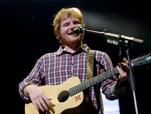 Ed Sheeran performs at MTS Centre, Friday, June 12, 2015. (TREVOR HAGAN/WINNIPEG FREE PRESS)