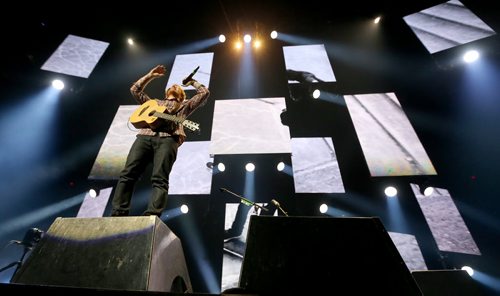 Ed Sheeran performs at MTS Centre, Friday, June 12, 2015. (TREVOR HAGAN/WINNIPEG FREE PRESS)