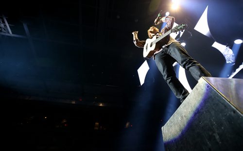 Ed Sheeran performs at MTS Centre, Friday, June 12, 2015. (TREVOR HAGAN/WINNIPEG FREE PRESS)