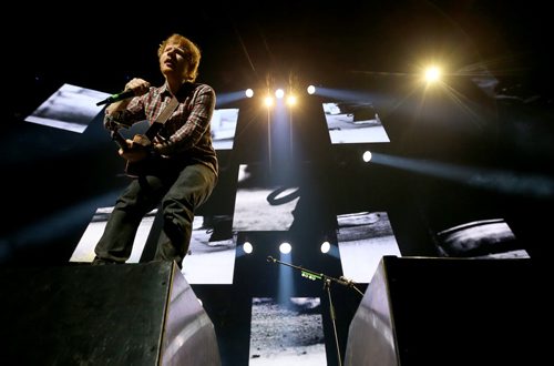 Ed Sheeran performs at MTS Centre, Friday, June 12, 2015. (TREVOR HAGAN/WINNIPEG FREE PRESS)