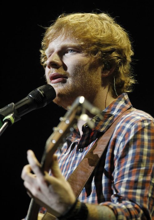 Ed Sheeran performs at MTS Centre, Friday, June 12, 2015. (TREVOR HAGAN/WINNIPEG FREE PRESS)