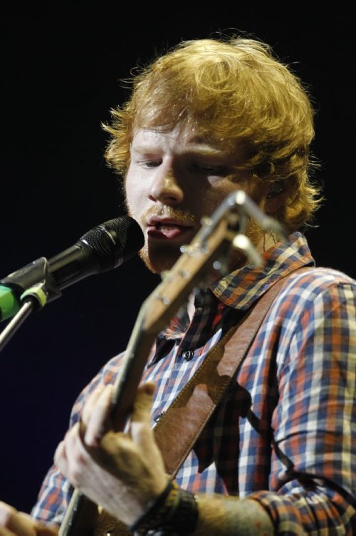 Ed Sheeran performs at MTS Centre, Friday, June 12, 2015. (TREVOR HAGAN/WINNIPEG FREE PRESS)