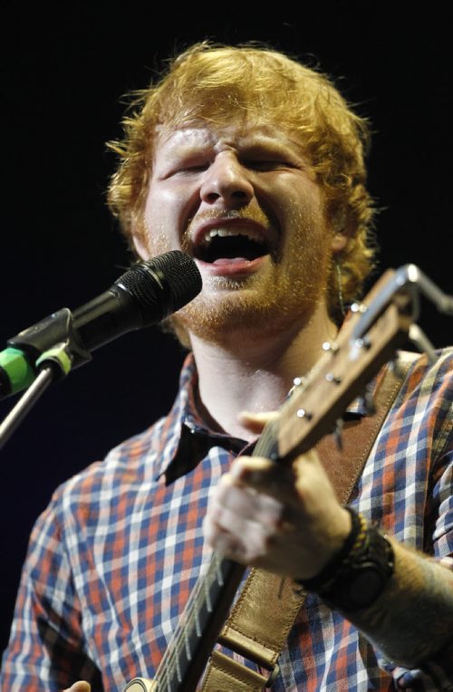 Ed Sheeran performs at MTS Centre, Friday, June 12, 2015. (TREVOR HAGAN/WINNIPEG FREE PRESS)