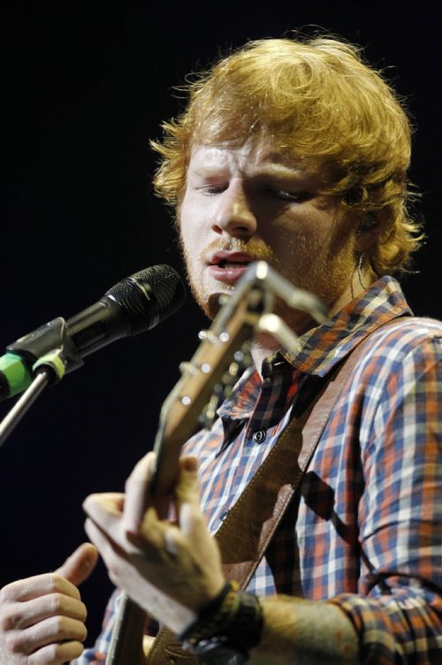 Ed Sheeran performs at MTS Centre, Friday, June 12, 2015. (TREVOR HAGAN/WINNIPEG FREE PRESS)