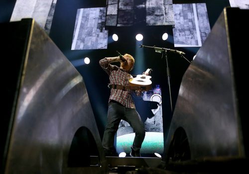 Ed Sheeran performs at MTS Centre, Friday, June 12, 2015. (TREVOR HAGAN/WINNIPEG FREE PRESS)